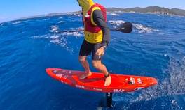 Sortie longue distance : Erwan Jauffroy relie La Ciotat à l'Île du Leva - Foil Crossing Challenge Toulon